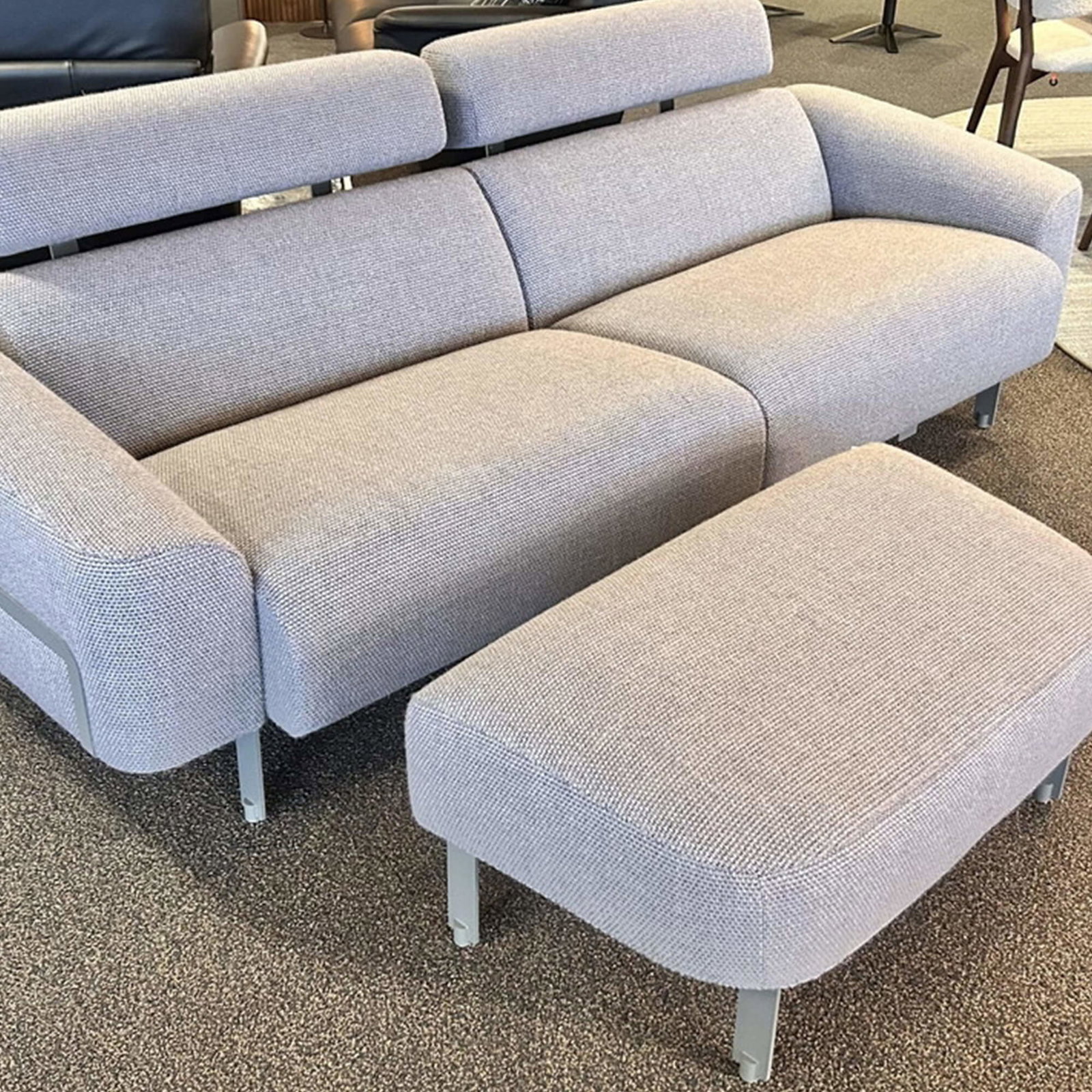 Harvink - Custom - 3.5-zitsbank met hocker - Stof Spectrum 94