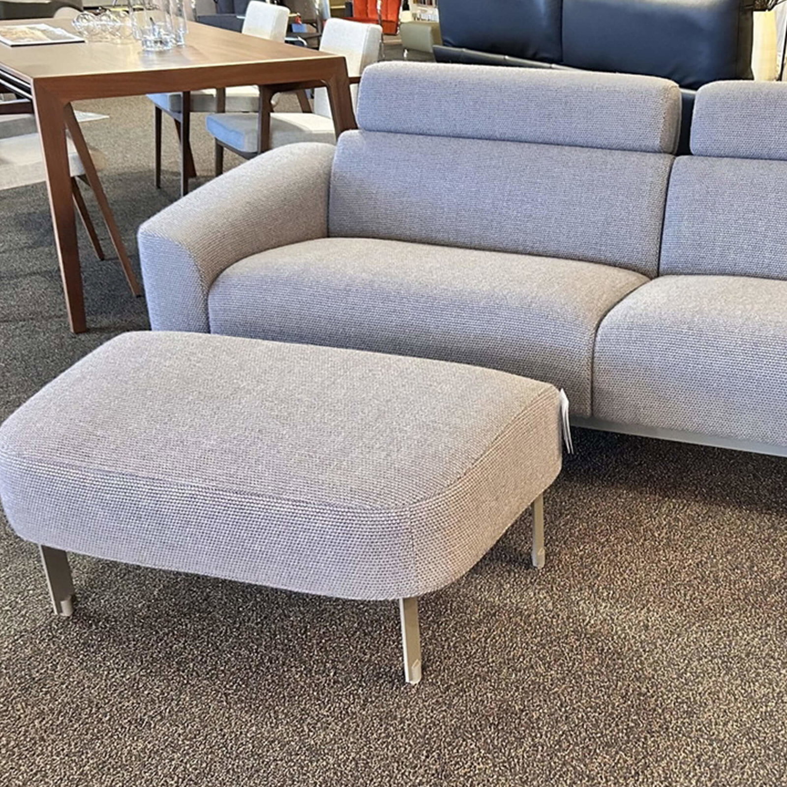 Harvink - Custom - 3.5-zitsbank met hocker - Stof Spectrum 94 - Afbeelding 2