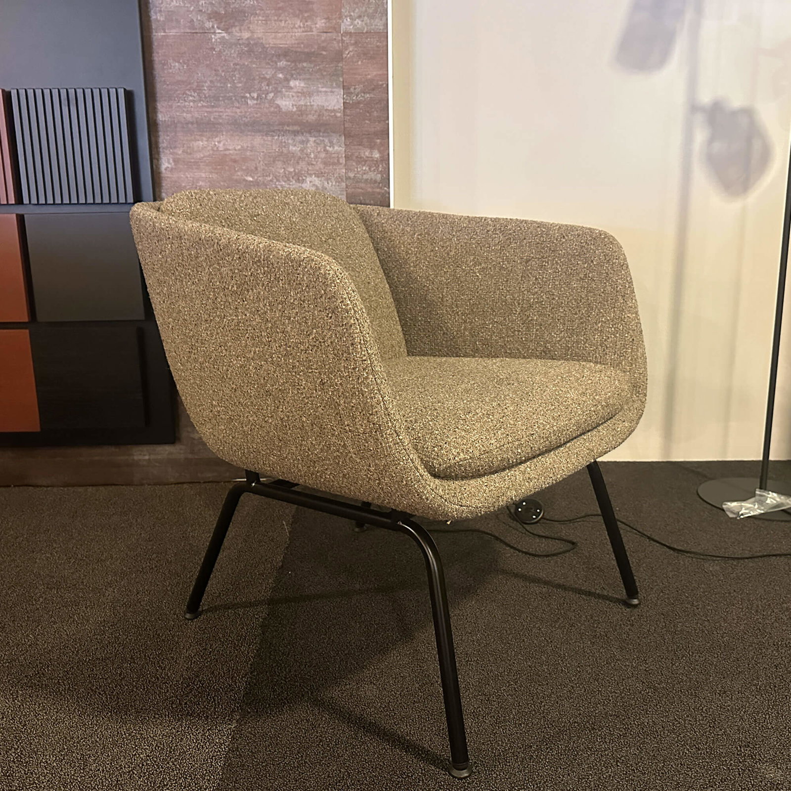 Kebe - fauteuil Gro - stof beige