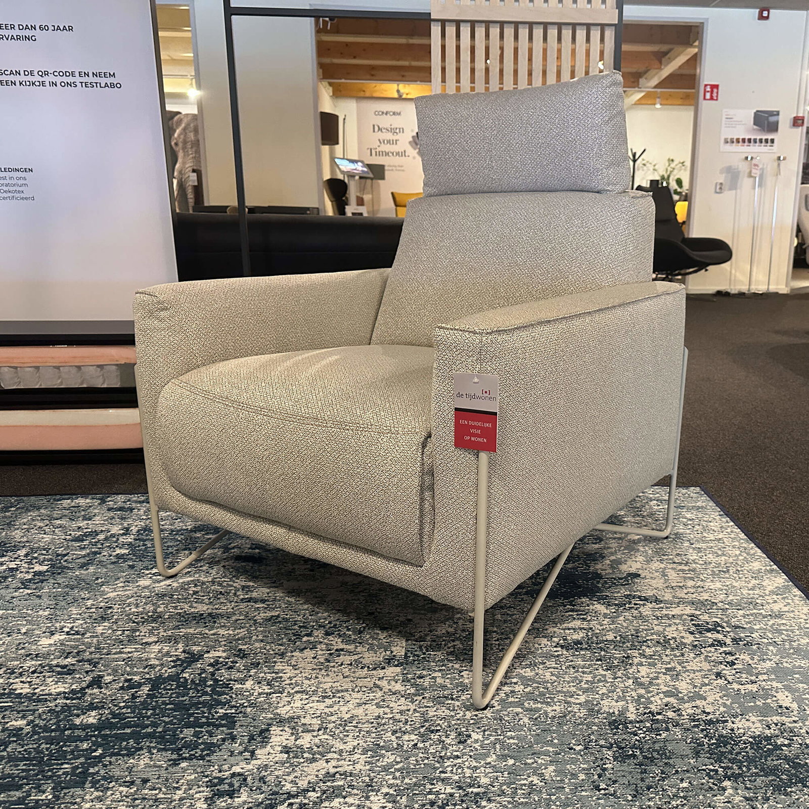 ROM1961 - 3-zitsbank Miller + gratis fauteuil - Afbeelding 2