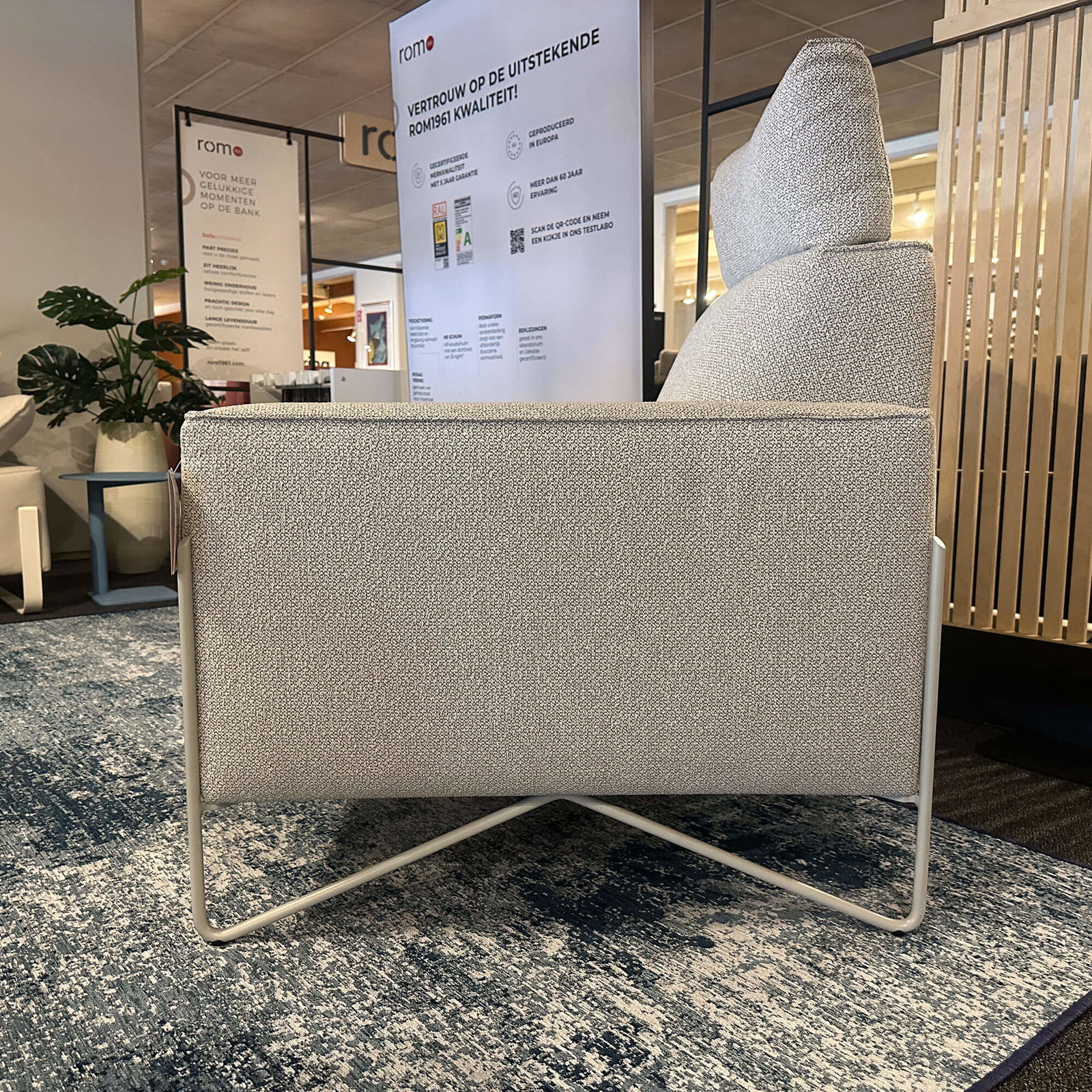 ROM1961 - 3-zitsbank Miller + gratis fauteuil - Afbeelding 5